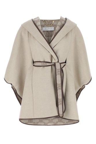 All-over Monogram Motif Belted Coat - Max Mara - Modalova