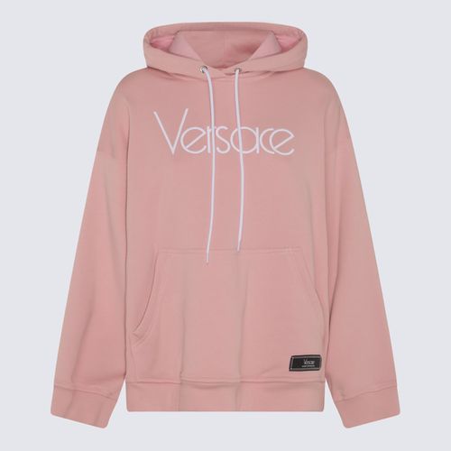 Versace Pink Cotton Sweatshirt - Versace - Modalova
