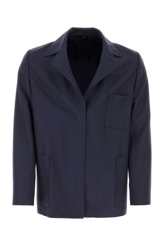 Fendi Blue Wool Blazer - Fendi - Modalova