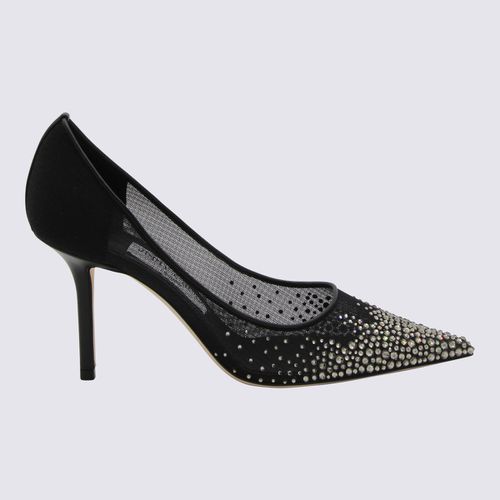 Black And Crystal Love Pumps - Jimmy Choo - Modalova