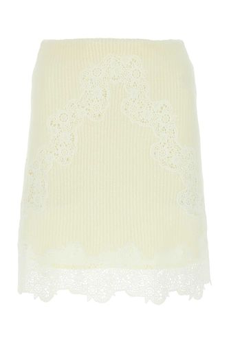 Chloé Ivory Wool Mini Skirt - Chloé - Modalova
