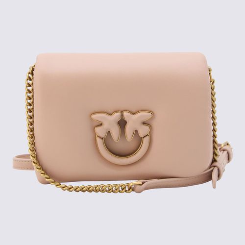 Beige Leather Baby Love Click Puff Shoulder Bag - Pinko - Modalova