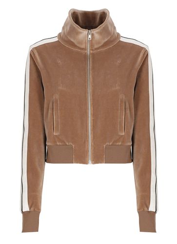 Palm Angels Camel Velvet Jacket - Palm Angels - Modalova