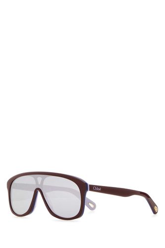 Brick Red Acetate Jasper Sunglasses - Chloé - Modalova