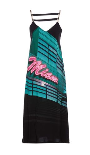 Getty Miami Track Midi Dress - Palm Angels - Modalova