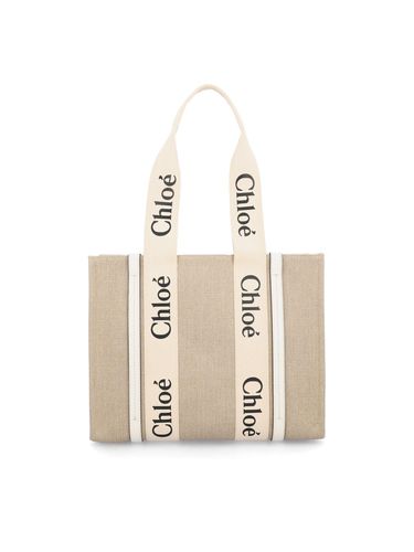 Chloé Woody Medium Tote Bag - Chloé - Modalova