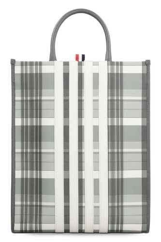 Thom Browne Vertical Leather Tote - Thom Browne - Modalova