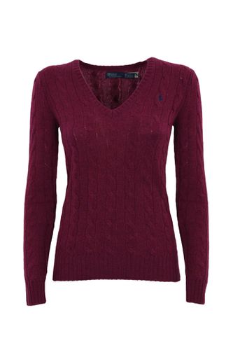 Woven V-neck Sweater - Polo Ralph Lauren - Modalova