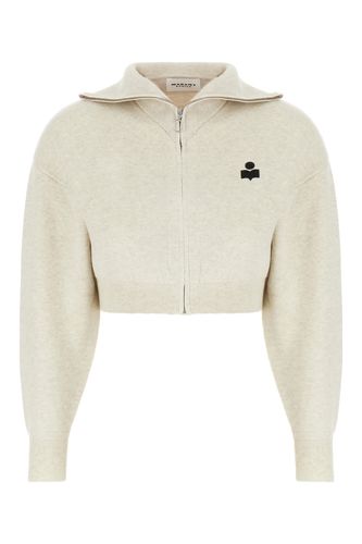 Sand Stretch Cotton Blend Sweatshirt - Marant Étoile - Modalova