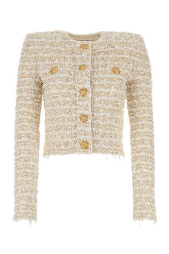 Balmain Two-tone Tweed Blazer - Balmain - Modalova