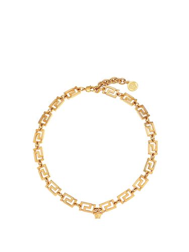 Versace Necklace With Greca Chain - Versace - Modalova