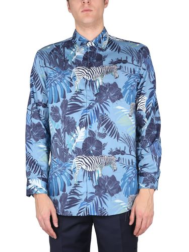 Etro Foliage And Zebra Print Shirt - Etro - Modalova