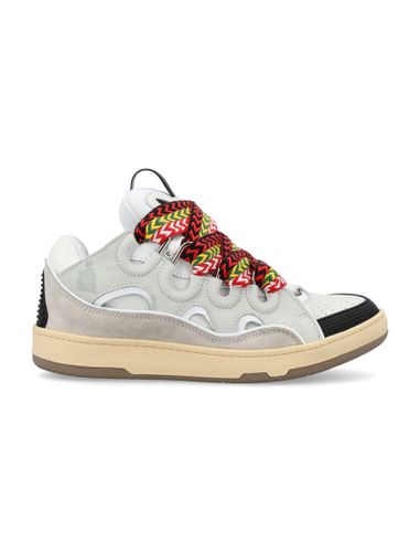 Lanvin Leather Curb Sneakers - Lanvin - Modalova