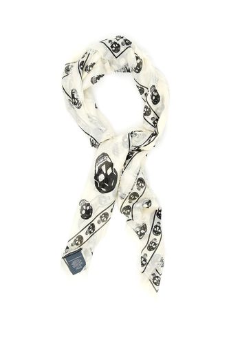 Alexander McQueen Skull Motif Scarf - Alexander McQueen - Modalova