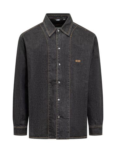 GCDS Wirdo Denim Shirt - GCDS - Modalova