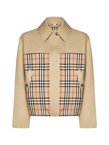 Hawkley Check Cotton Jacket - Burberry - Modalova