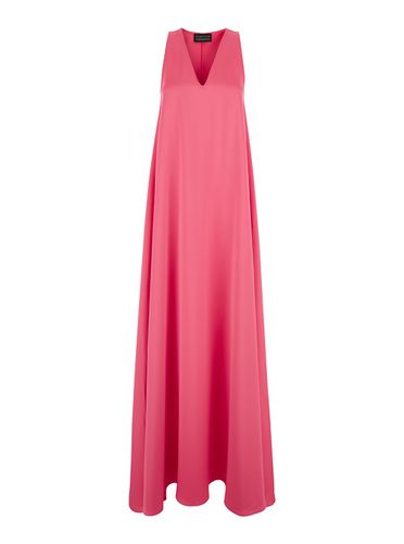 Maxi Dress In Satin Woman - Gianluca Capannolo - Modalova