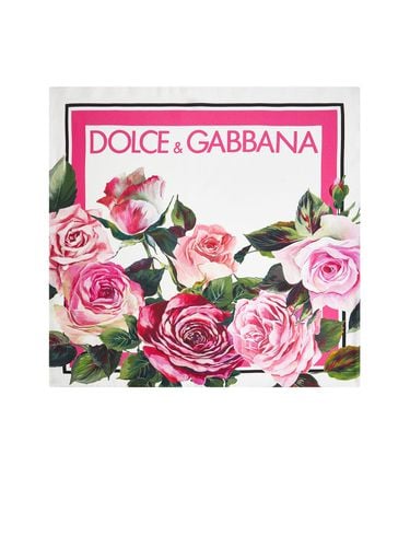 Floral Printed Scarf - Dolce & Gabbana - Modalova