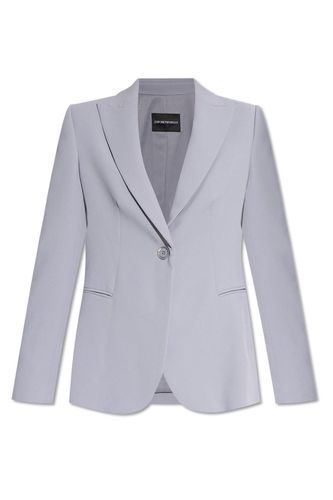 Blazer With Closed Lapels - Emporio Armani - Modalova