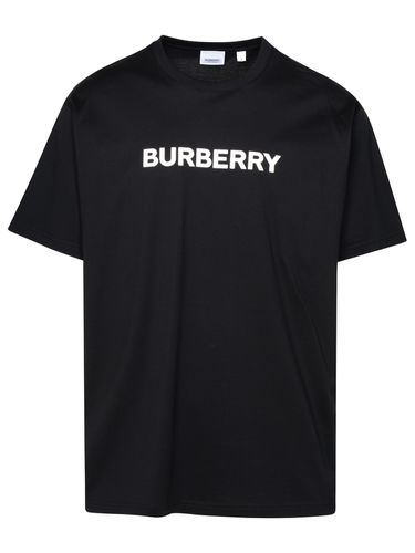 Burberry Black Cotton T-shirt - Burberry - Modalova