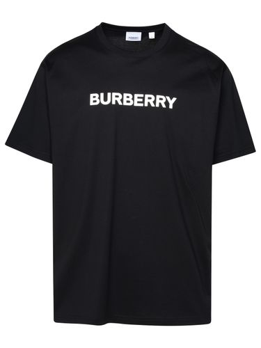 Burberry Black Cotton T-shirt - Burberry - Modalova