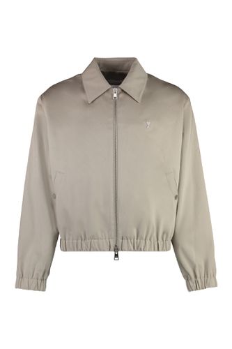 Zippered Cotton Jacket - Ami Alexandre Mattiussi - Modalova