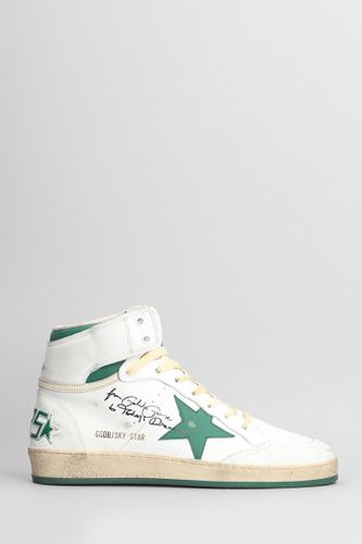 Sky Star Sneakers In Leather - Golden Goose - Modalova