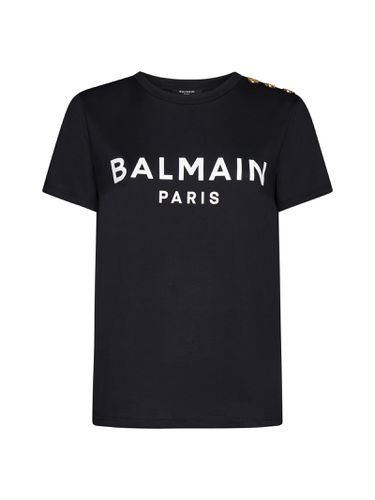 Balmain Logo T-shirt - Balmain - Modalova