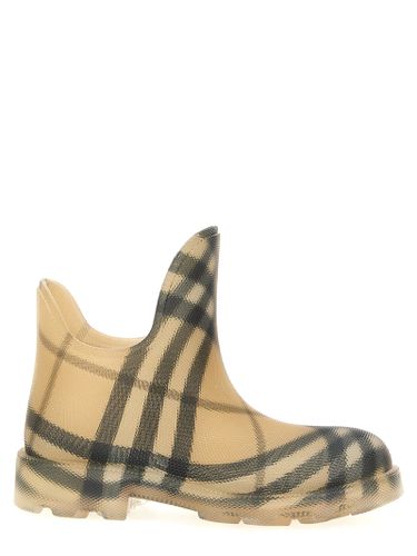 Burberry Check Ankle Boots - Burberry - Modalova