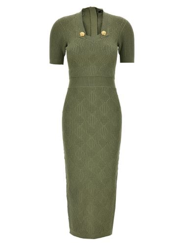 Balmain Openwork Knit Dress - Balmain - Modalova