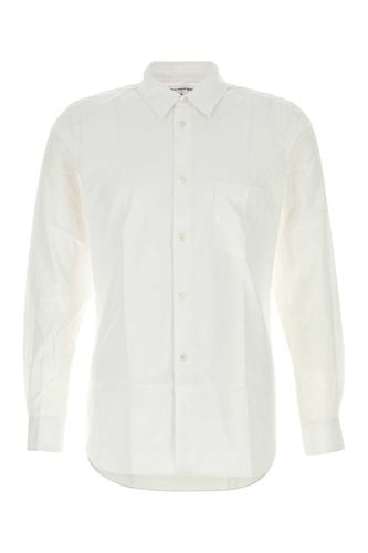 White Poplin Shirt - Comme des Garçons Shirt - Modalova