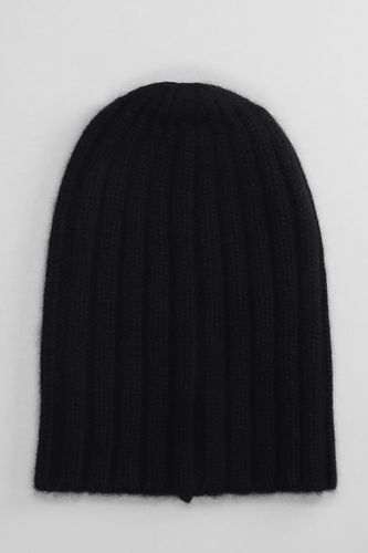 Laneus Hats In Black Cashmere - Laneus - Modalova