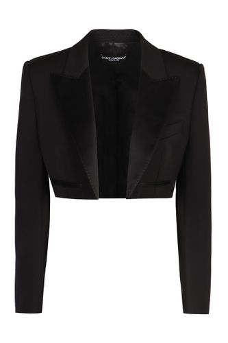 Gabardine Wool Jacket - Dolce & Gabbana - Modalova