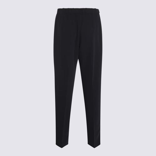 Dries Van Noten Navy Stretch Pants - Dries Van Noten - Modalova