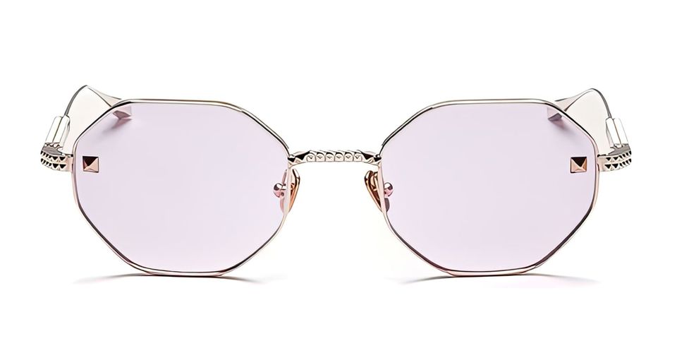 V-stud - Gold Sunglasses - Valentino Eyewear - Modalova