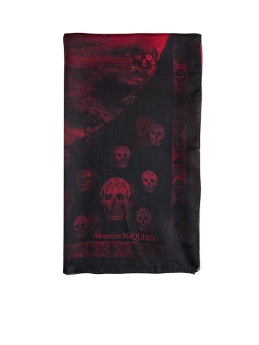 Skull Orchid Scarf - Alexander McQueen - Modalova