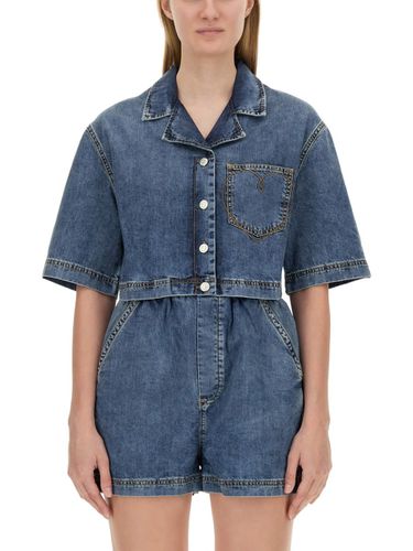 M05CH1N0 Jeans Cropped Shirt - M05CH1N0 Jeans - Modalova