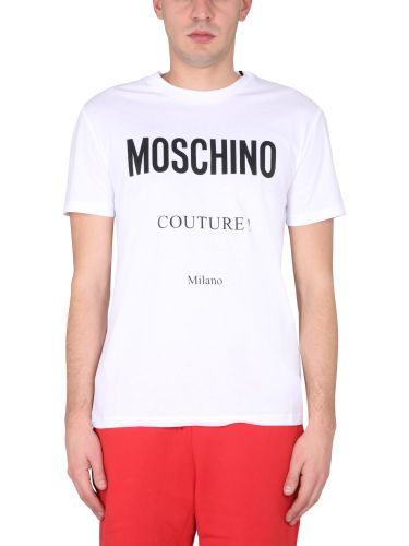 Moschino Logo Print T-shirt - Moschino - Modalova