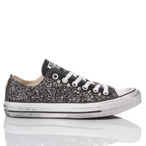 Converse Glitter Black Ox Customized - Mimanera - Modalova