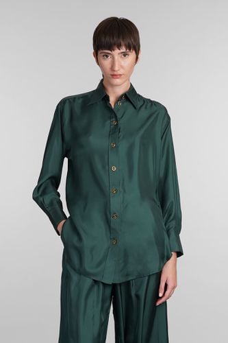 Zimmermann Shirt In Green Silk - Zimmermann - Modalova