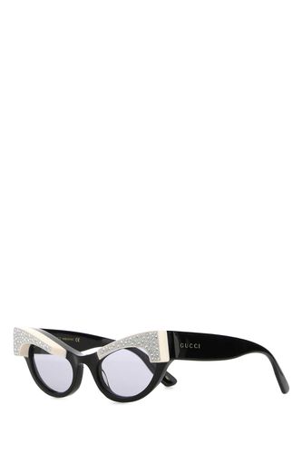 Gucci Black Acetate Sunglasses - Gucci - Modalova