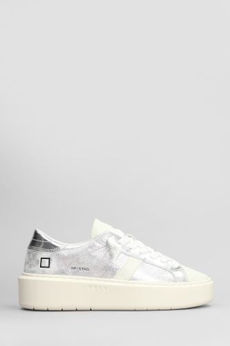 D. A.T. E. Hill Low Platform Sneakers In Suede And Leather - D.A.T.E. - Modalova