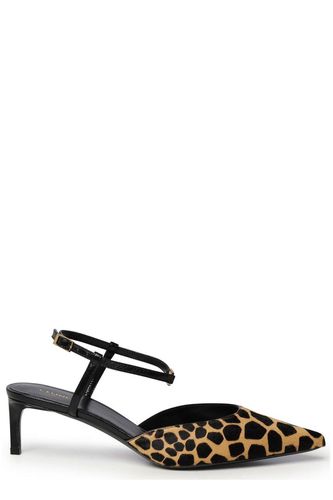 Buckle Detailed Pointed Toe Pumps - Celine - Modalova