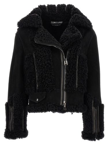 Tom Ford Suede Shearling Jacket - Tom Ford - Modalova