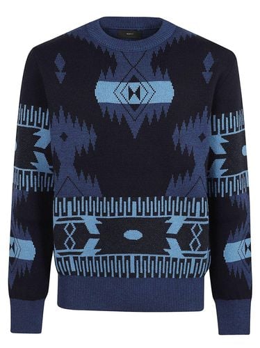 Icon Jacquard Crewneck Jumper - Alanui - Modalova