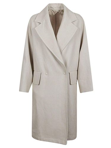 Doublebreasted Longsleeved Coat - Max Mara - Modalova