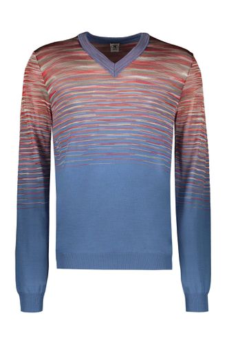 M Missoni Wool V-neck Sweater - M Missoni - Modalova