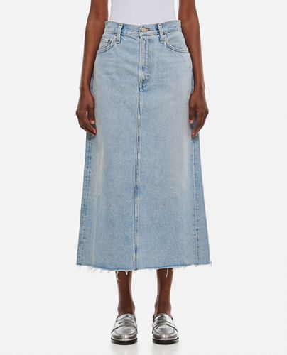 AGOLDE Della Midi Denim Skirt - AGOLDE - Modalova