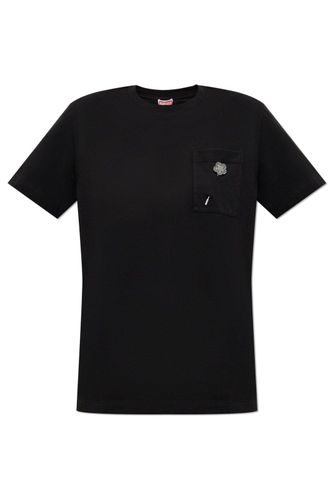 Logo Embroidered T-shirt Kenzo - Kenzo - Modalova