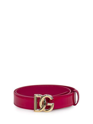 Belt With Logo Buckle - Dolce & Gabbana - Modalova